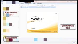 Word Guardar archivos de word con contraseña  Office 2010 [upl. by Suiddaht]