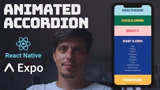 Easy React Native Accordion Menu with Reanimated Transition API [upl. by Aihcsrop]