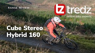 Cube Stereo Hybrid 160 First Look  Tredz  Online Bike Experts [upl. by Gawlas570]