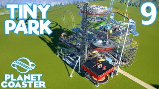 Planet Coaster TINY PARK  Part 9  FLAT RIDE STACK [upl. by Dunham]