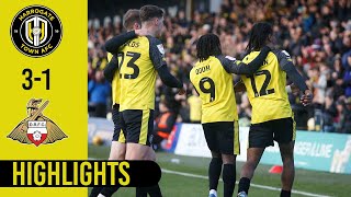 Harrogate Town vs Doncaster highlights [upl. by Redmer]