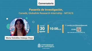 Converstorio Pasantía de Investigación Canadá Globalink Research Internship  MITACS [upl. by Maon]