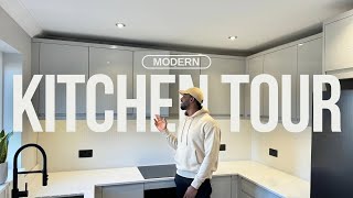 My Modern Kitchen Tour  Wren Kitchen Installation  Dream Kitchen [upl. by Finah]