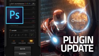 Oniric plugin update v1310  Non destructive glow generator for Adobe Photoshop CC [upl. by Metzger]