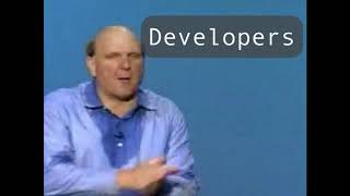 Steve Ballmer  Developers Developers Developers Developers [upl. by Aidyl]