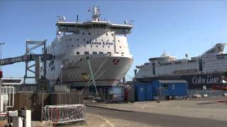 Neu AidasolStena GermanicaColor Fantasy im Kieler Hafen [upl. by Leber886]