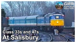 Class 47s amp 33s at Salisbury [upl. by Tenom]