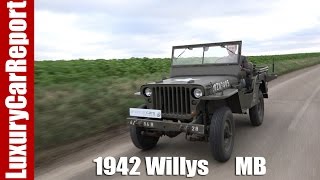 1942 Willys MB Military Jeep  Detailed Walkaround Review and Test Drive [upl. by Benia]