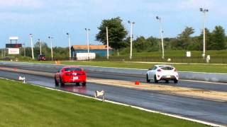 Veloster Turbo vs Mustang V6 [upl. by Otrebireh]