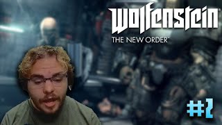 SEEING DEATHSHEAD FOR THE FIRST TIME  Wolfenstein The New Order Part 2 [upl. by Harberd]