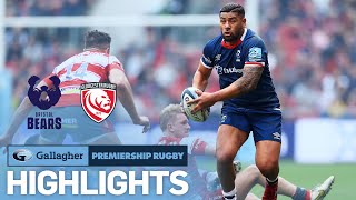 Bristol v Gloucester  HIGHLIGHTS  Bittersweet Result In Close Tie  Gallagher Premiership 202223 [upl. by Ahsirek]