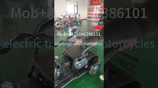 New 600W PureCopper motor ElectricTricycle 3Wheels Long Range Tricycle Motorcycle For Disabled [upl. by Dace]