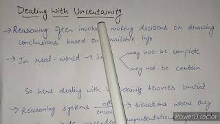 Dealing With Uncertainty  Unit 3  Web Intelligence amp Big Data 8 semester  IP University [upl. by Yemrej491]