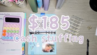 185 Cash Stuffing  Variable Expenses  100 Envelope Challenge  cashstuffing budgetwithme [upl. by Rabiah]