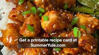 Air Fryer Orange Chicken with Orange Marmalade Recipe [upl. by Keram]