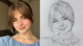 Effortlessly Draw a Gorgeous Girl Beginners Guide to the Loomis Method 🌟 [upl. by Ossie]