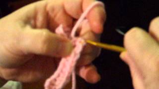 crochet ripple a beginner basic stitch [upl. by Hanni599]