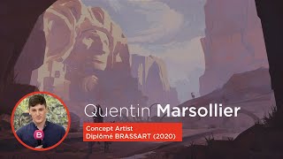 BRASSART Alumni  Quentin Marsollier Concept artist Promo 2020 [upl. by Mallon815]