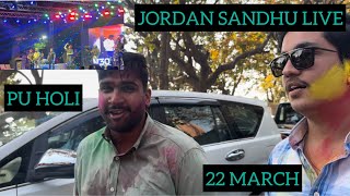 VLOG39 PUNJAB UNIVERSITY HOLI CELEBRATION  DAV COLLEGE CHD FESTIVAL  CHANDIGARH  220324 [upl. by Kennith]