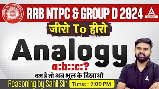 Analogy Reasoning Tricks  Reasoning Tricks by Sahil Tiwari  RRB NTPC Group D 2024 [upl. by Ramsdell]