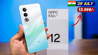 OPPO K12x 5G  Official Launch  Specs  Price in India  OPPO K12x 5G Unboxing [upl. by Sosthina]