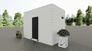 Flat Pack Container House——standard room [upl. by Wandy105]