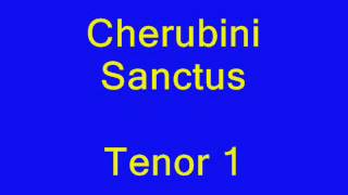 Cherubini Sanctus tenor1 [upl. by Maighdlin]