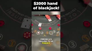 Mr Hand Pay wins BIG at Blackjack 2000 Hand [upl. by Attenal]