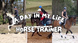 DAY IN MY LIFE HORSE BREAKERTRAINER [upl. by Brander849]