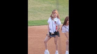 160405 우주소녀WJSN루다  Catch Me KT WIZ 홈 개막전 직캠Fancam By 벤뎅이 [upl. by Friedrich127]