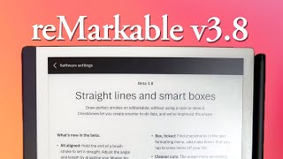 Whats New in reMarkable v38 [upl. by Duck]