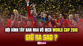 Đội hình tuyển TÂY BAN NHA vô địch WORLD CUP 2010 GIỜ RA SAO [upl. by Ttenaej]