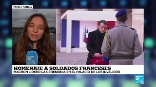 Informe desde París Gobierno francés rindió homenaje a los 13 militares que murieron en Mali [upl. by Gibb570]