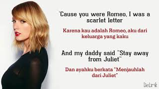 Love Story  Taylor Swift Lirik video dan terjemahan [upl. by Pincas]