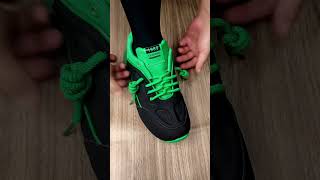 Fancy Lacing Techniques for Sneakers youtubeshorts [upl. by Aissatan]