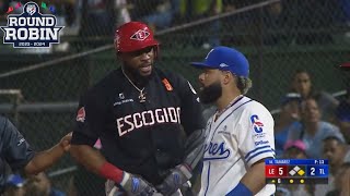 Resumen Leones del Escogido VS Tigres del Licey Round Robin 14012024 [upl. by Haeli]