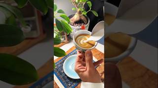 Latte Art Coffee  How to make Latte Art tulip [upl. by Ynittirb]