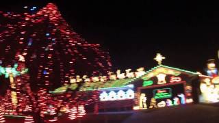 Bagwell xmas lights Springfield Mo 2014 gopro [upl. by Bum936]