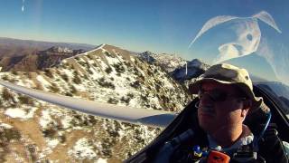 Glider Flying Utahs Wasatch Mountains [upl. by Vanden]