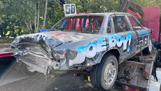 Aldershot world qualifier unlimited bangers 8924 Joe brown 58 [upl. by Bilek536]