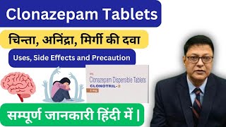 Clonazepam Tablets IP 05 mg Uses in Hindi [upl. by Yarazed]