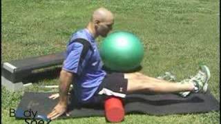 Hamstring myofascial release BodySpex fitness with Jai [upl. by Daly]