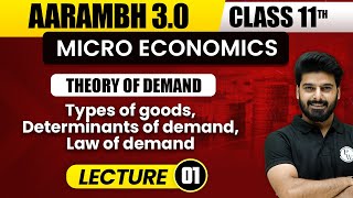 Theory Of Demand  Micro Economics Class 11th  Commerce Wallah by PW [upl. by Samalla]