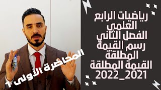 رياضيات الرابع العلميالفصل الثانيالمحاضرة1 القيمة المطلقة و رسم القيمة المطلقة [upl. by Boesch]