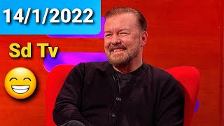 FULL Graham Norton Show 1412022 Ricky Gervais Ant and Dec Cate Blanchett Elvis Costello [upl. by Leahcimrej853]