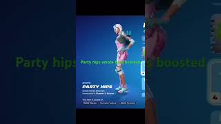 Fortnite party hips emote bass boosted [upl. by Reibaj]