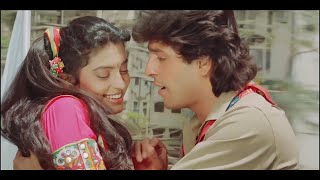 4K VIDEO SONG  Dhoond Rahi Thi Jise  Juhi Chawla amp Chunky Pandey 90s HIT  Amit Kumar amp Sadhana [upl. by Lleynod]