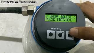 Endress  Hauser Promag Wiring and programming with password [upl. by Ayamahs]