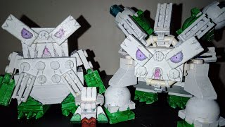 LEGO Pokemon Snover and AbomasnowMega [upl. by Nutsud]