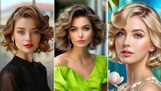 Age defying Short Bob Hairstyles For Women Wavy Bob Vintage Bob Bob Fade Haircut Messy Bob [upl. by Ev265]